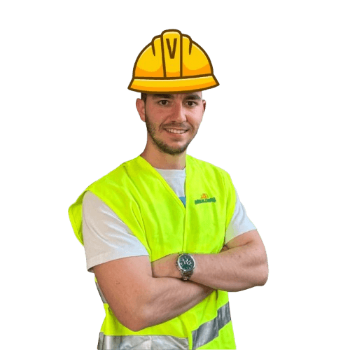 Mario Disfrazado de Constructor